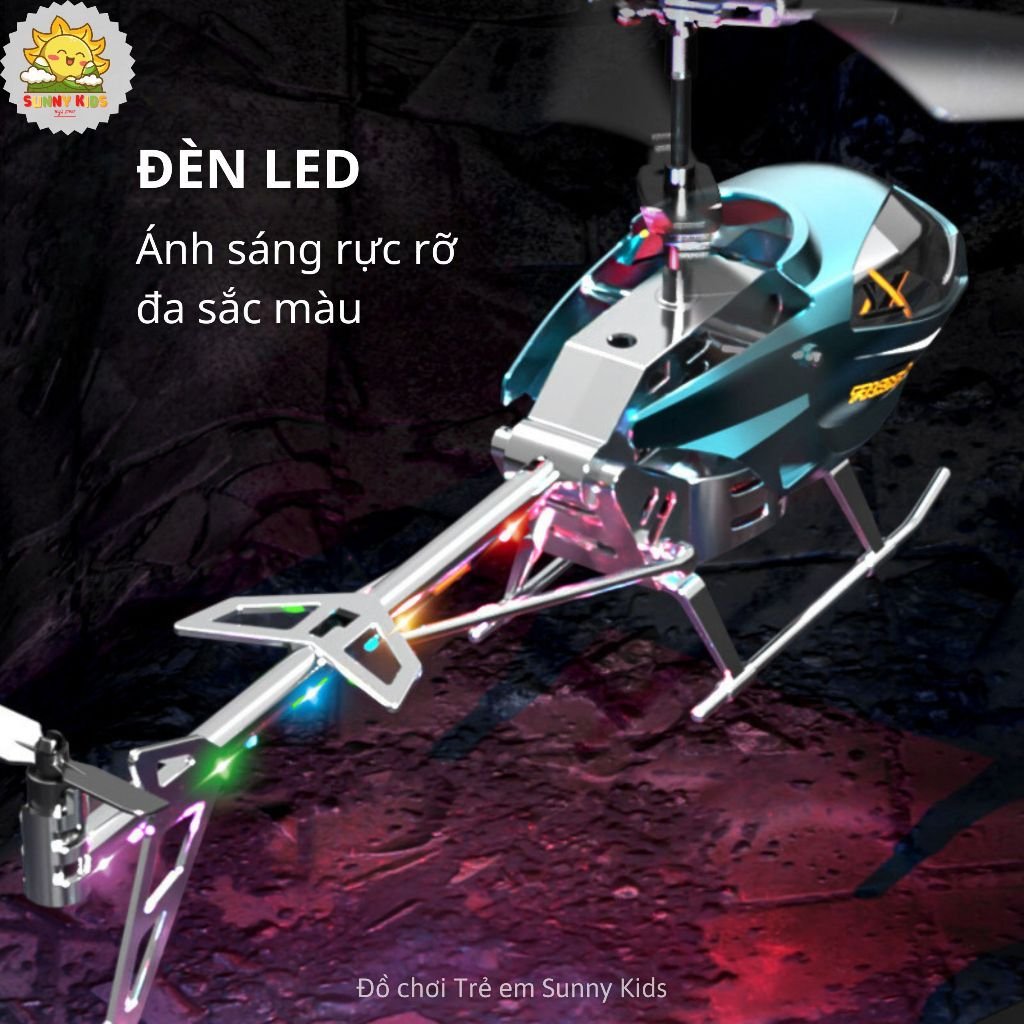 Máy bay Trực thăng Điều khiển từ xa XK913-X, bản cao cấp nhất, 3.5 Kênh, Đèn Led đa sắc, Pin sạc Type C - Sunny Kids Not Available chính hãng SKU 28300192035