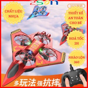 [Bằng Nhựa]Máy Bay Điều Khiển Chiến Đấu S12 2SON, Tặng Kèm 3Pin Cho Điều Khiển, Có Đèn Phát Sáng Not Available chính hãng SKU 43675425626