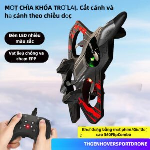 SOPOKE Máy Bay Foam RC | Điều Khiển Xa | 2 Pin Pin Lâu | 4 Cánh Quạt Mạnh | Bay Vòng, Lơ Lửng Ổn | Chống Sốc | 1 Chạm Về Not Available chính hãng SKU 41776782000