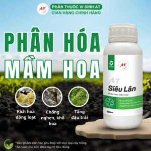 Phân Lân Hữu Cơ SIÊU LÂN AT Phân Bón Kích Hoa, Phân Hóa Mầm Hoa 500ml chính hãng SKU 14588583330