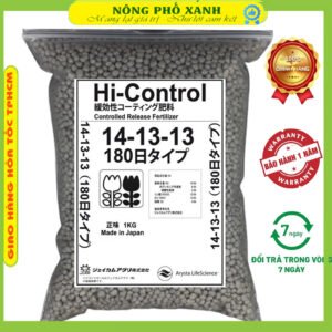 Phân tan chậm Nhật Bản Hi-control NPK14-13-13 loại 180 ngày bón 1 lần gói 1kg chính hãng SKU 1626372136