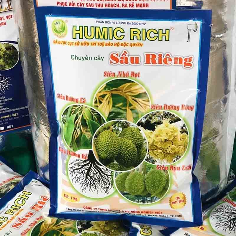 Bón Humic Cho Sầu Riêng – Bí Quyết Giúp Rễ Khỏe, Trái Lớn, Cây Bền Sức
