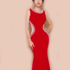 MẪN DUYÊN | MS 2335 – ĐẦM DỰ TIỆC LAI LOE KẾT NGỌC SANG TRỌNG