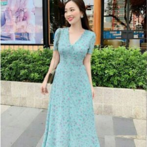 Đầm maxi hoa mùa hè đẹp