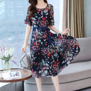 Váy đầm tone cotton maxi dài dạo chơi, đi biển - New4all Mã 40