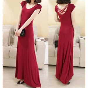 Đầm maxi nữ ôm body hở lưng