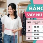 Bảng size váy nữ việt nam