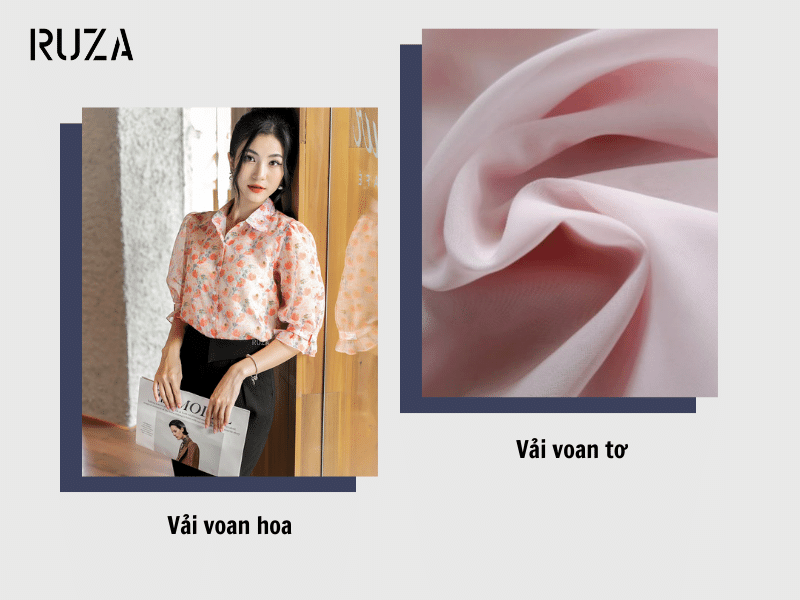 Cách phân biệt các loại vải voan: Voan kính, voan cát và voan lưới Vải voan chiffon la gì