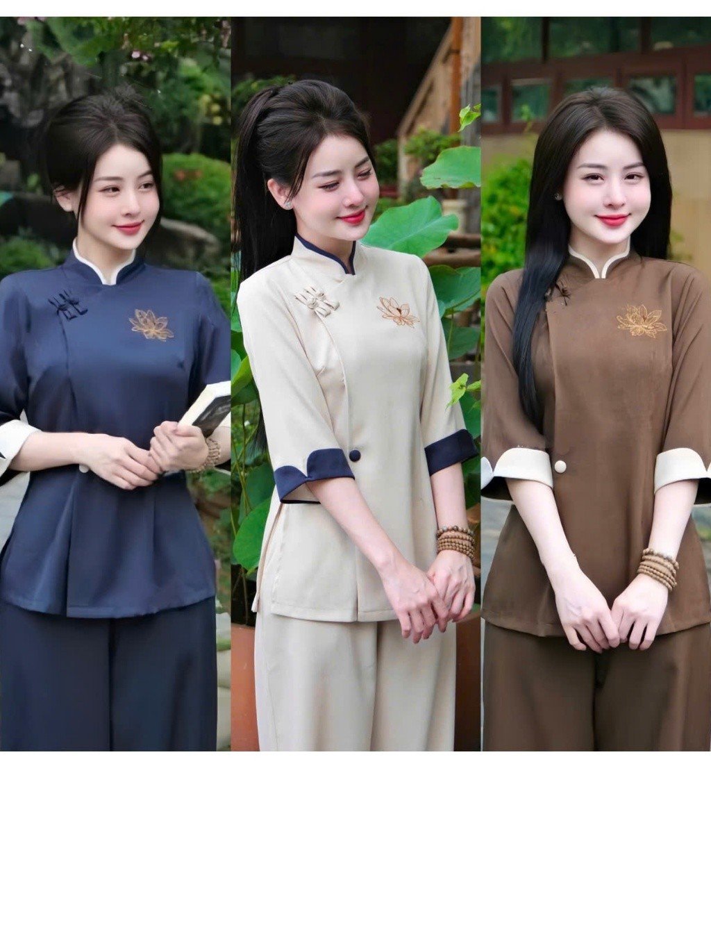 Pháp phục đi lễ chùa chiền đẹp