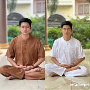 ĐỒ LAM ĐI CHÙA NAM-BỘ NAM 3 NÚT VẢI LINEN CAO CẤP