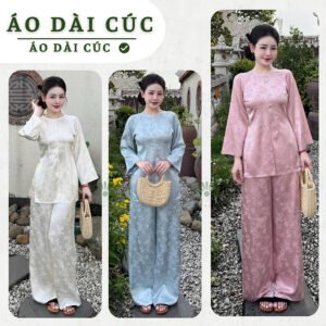 [ SẴN HÀNG] Áo bà ba MỘC NHIÊN, áo pháp phục chất liệu gấm trúc cao cấp - Áo Dài Cúc