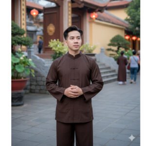 ĐỒ LAM ĐI CHÙA # MẪU LÃNH Tụ NAM NÚT VẢI - NÚT THẮT