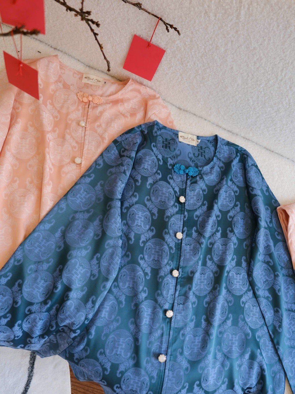 𝐌𝐈𝐍𝐇 𝐍𝐆𝐔𝐘𝐄̣̂𝐓 - Bộ Pháp Phục Gấm Thọ Dơi, Bộ Lam Đi Chùa Suông Rộng