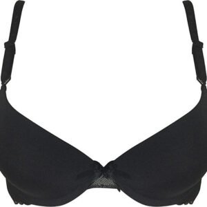 Áo Ngực Trơn Dây Ren Có Gọng Đệm Vừa Zuen THA1011 - Đen