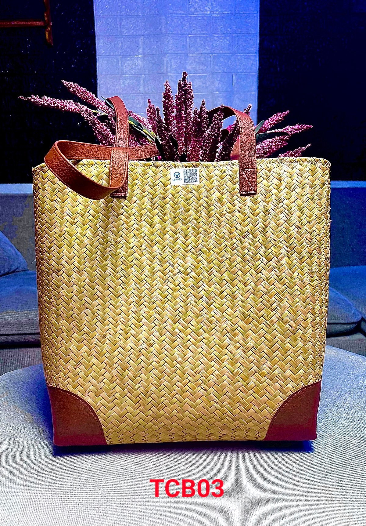 TÚI CỎ BÀNG THỜI TRANG XUẤT KHẨU | túi cói thời trang, túi đi biển đẹp