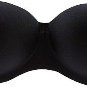 Áo Ngực Nữ - Áo Su Cúp Ngang Dây Lưng Trong Tạo Khe - Đen