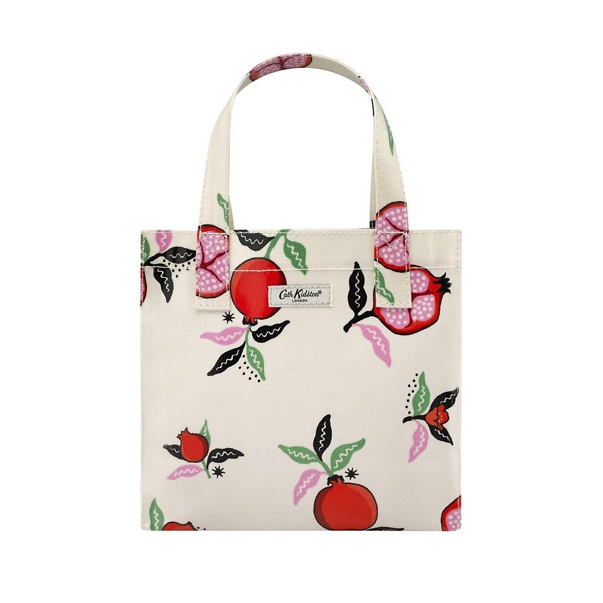 Cath Kidston - Túi đeo tay/Small Bookbag - Pomegranate - Cream -1049022 | túi xách nữ hàng hiệu, túi thời trang cao cấp