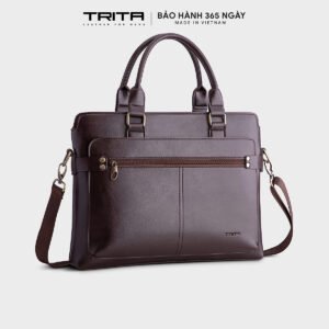 Cặp công sở Trita TCA12 | cặp da nam công sở, túi đa năng