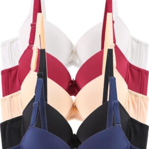 Bộ 5 Áo Lót Nữ Mignon AN056 Cúp Xéo - Màu Ngẫu Nhiên