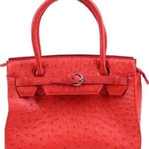 Túi Xách Da Đà Điểu Huy Hoàng HT6406 (32 x 25 cm) - Đỏ | túi xách nữ cao cấp, túi thời trang đẹp