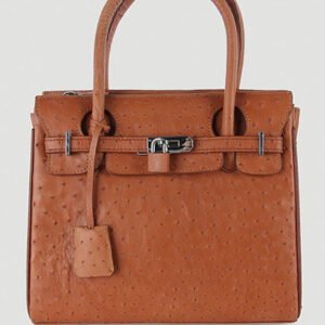 Túi xách da đà điểu Huy Hoàng cao cấp màu vàng bò HT6439 | túi xách nữ da thật, túi thời trang cao cấp