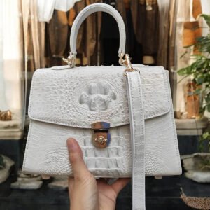 Túi xách nữ da cá sấu BẠCH TẠNG | túi xách nữ cao cấp, túi hàng hiếm