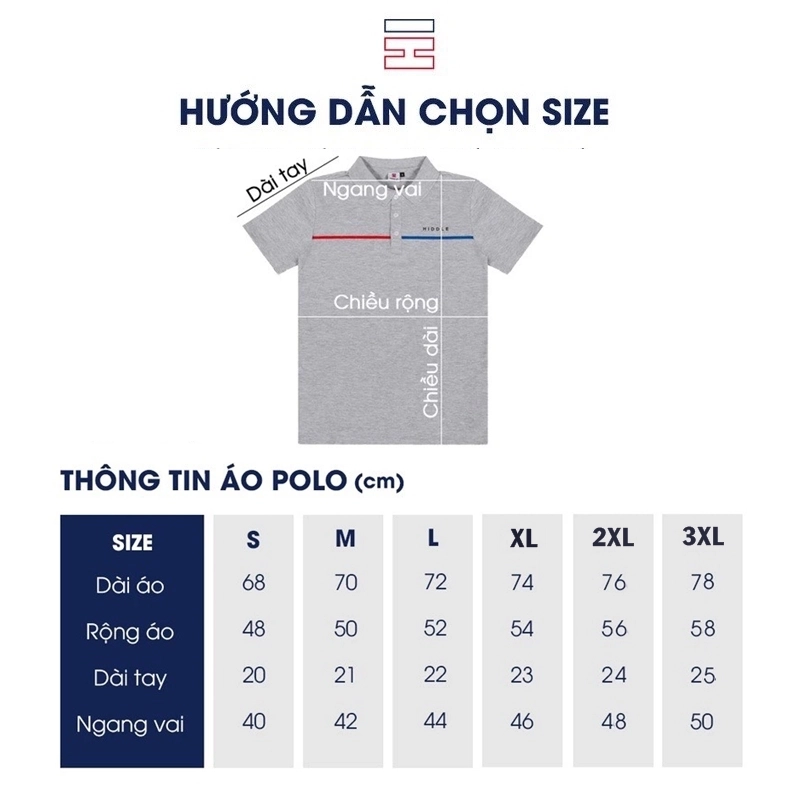 Hướng dẫn chọn size áo thun nam