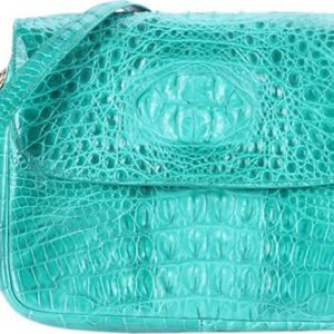 Túi Xách Da Cá Sấu Huy Hoàng Hộp Vuông HT6211 (20 x 37 cm) - Xanh Dương | túi xách nữ da cá sấu cao cấp, túi hàng hiệu sang trọng