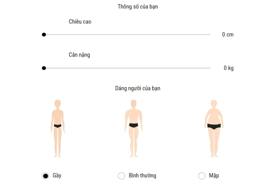 Chọn quần áo theo form dáng người