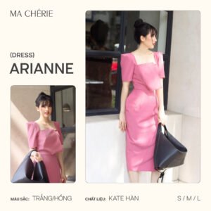 Váy Nữ MA CHÉRIE Arianne Dress Chiết Eo Tôn Dáng Vải Kate Hàn - VMC200207