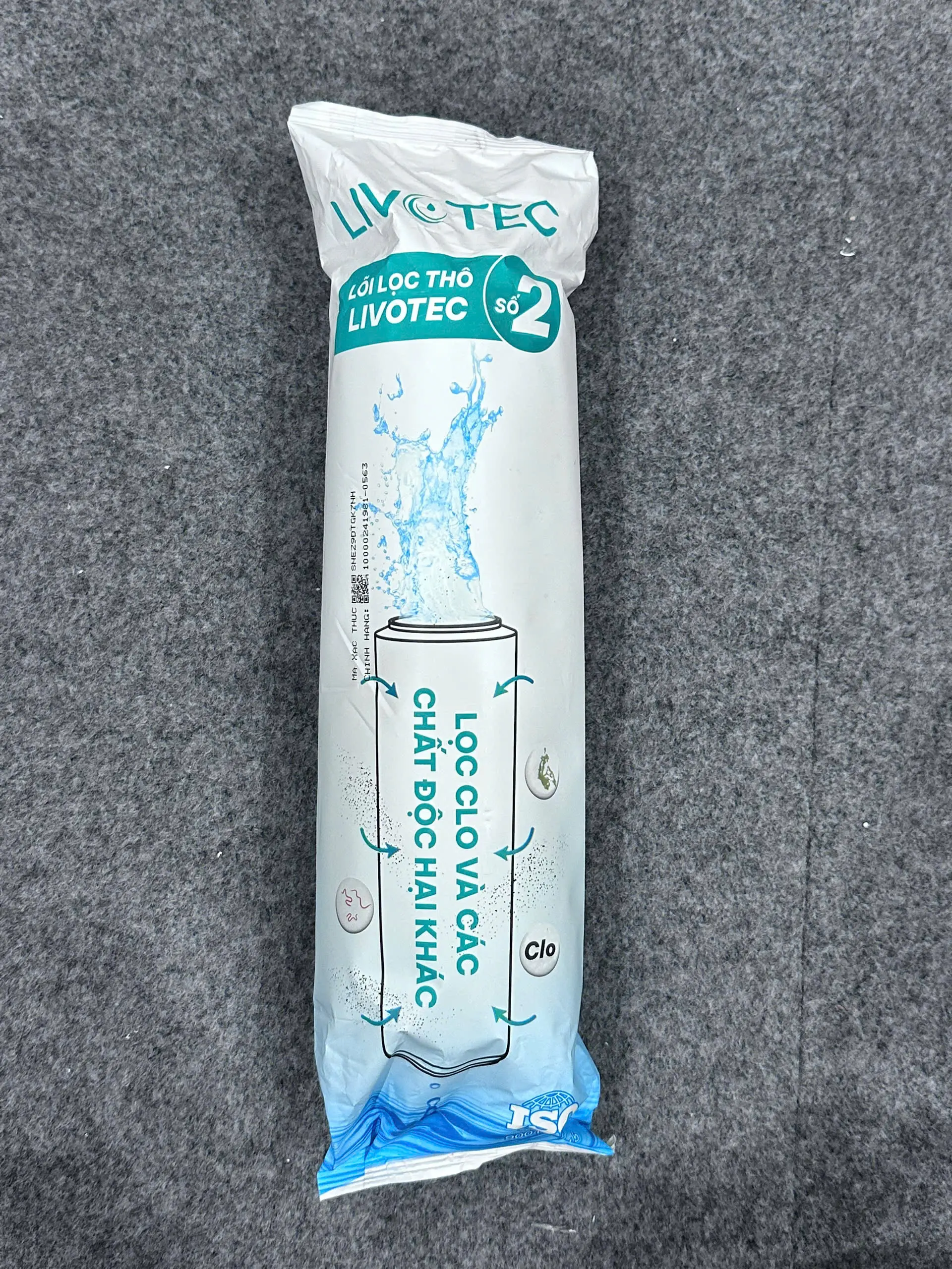 Bộ Lõi Lọc Thô KAROFI Smax Duo và Livotec Số 1-2-3 cho máy lọc cốc lọc 10inch - Chính Hãng