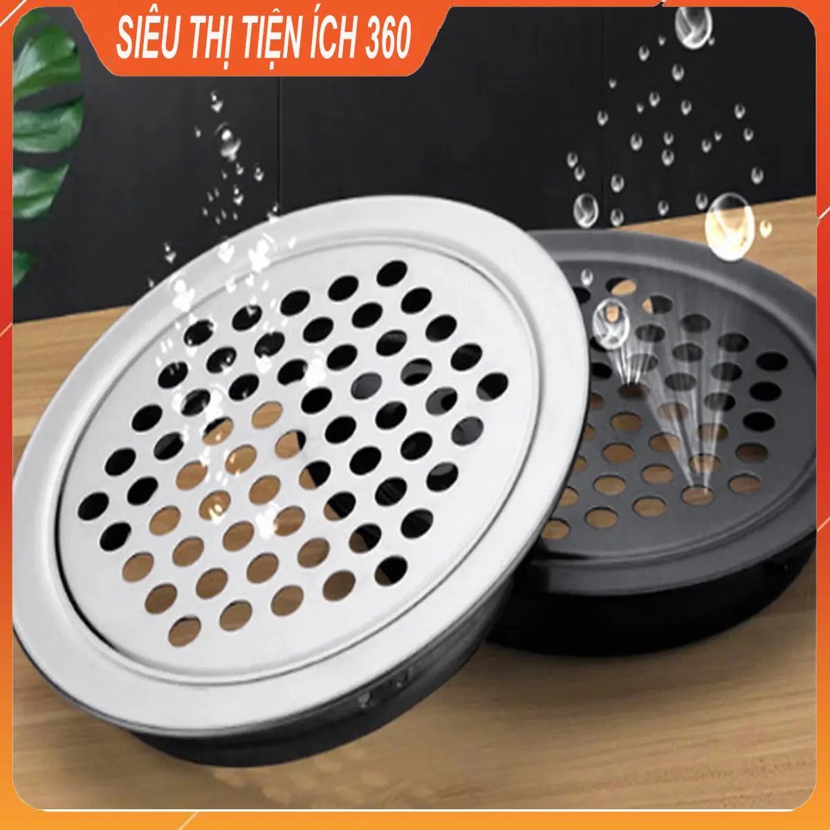 Nắp đậy lỗ thông gió tủ bếp hình tròn, nắp đậy lỗ thông hơi, loa thông hơi tiện dụng