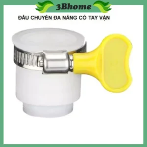 Đầu nối đa năng cho vòi không có ren loại có tay vặn, ren 22mm để lắp đặt cho các loại vòi rửa bát, đầu lọc.