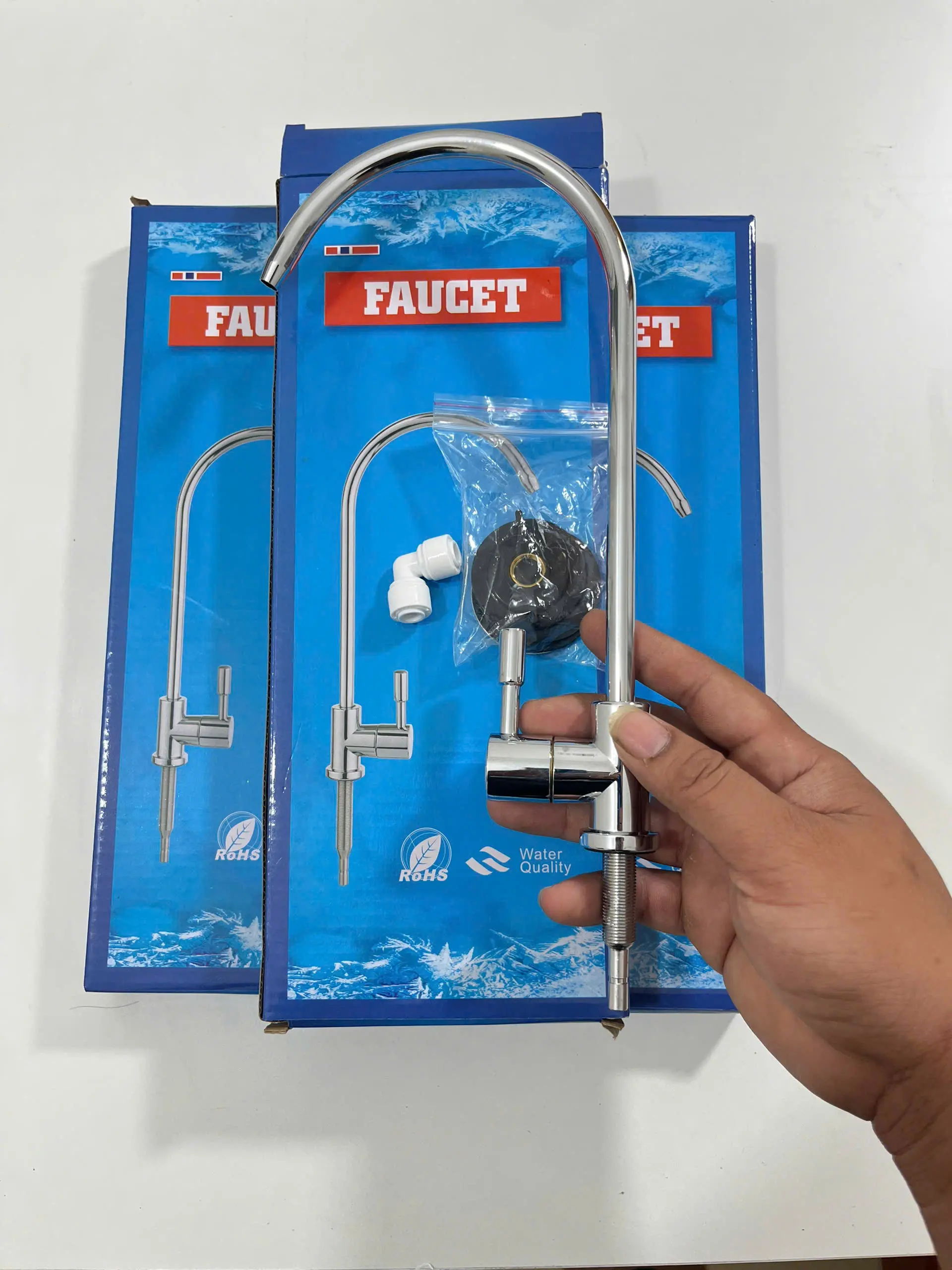 Vòi máy lọc nước Inox 304 , Tặng cút nối nối nha,nh suamay loc nuoc may voimay