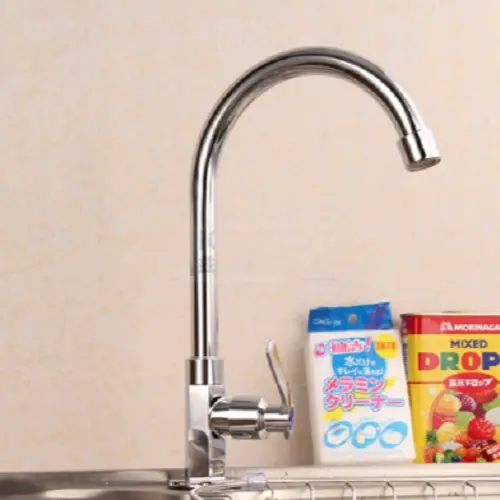 Vòi rửa chén, vòi rửa bát một đường đường nước lạnh cao cấp VRB901 kèm đôi dây cấp inox - Hàng GIORMANI bảo hành 12 tháng