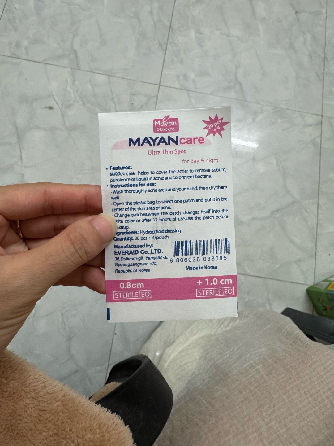 Miếng Dán Mụn Mayan Ultra Thin Spot 20+4 Miếng