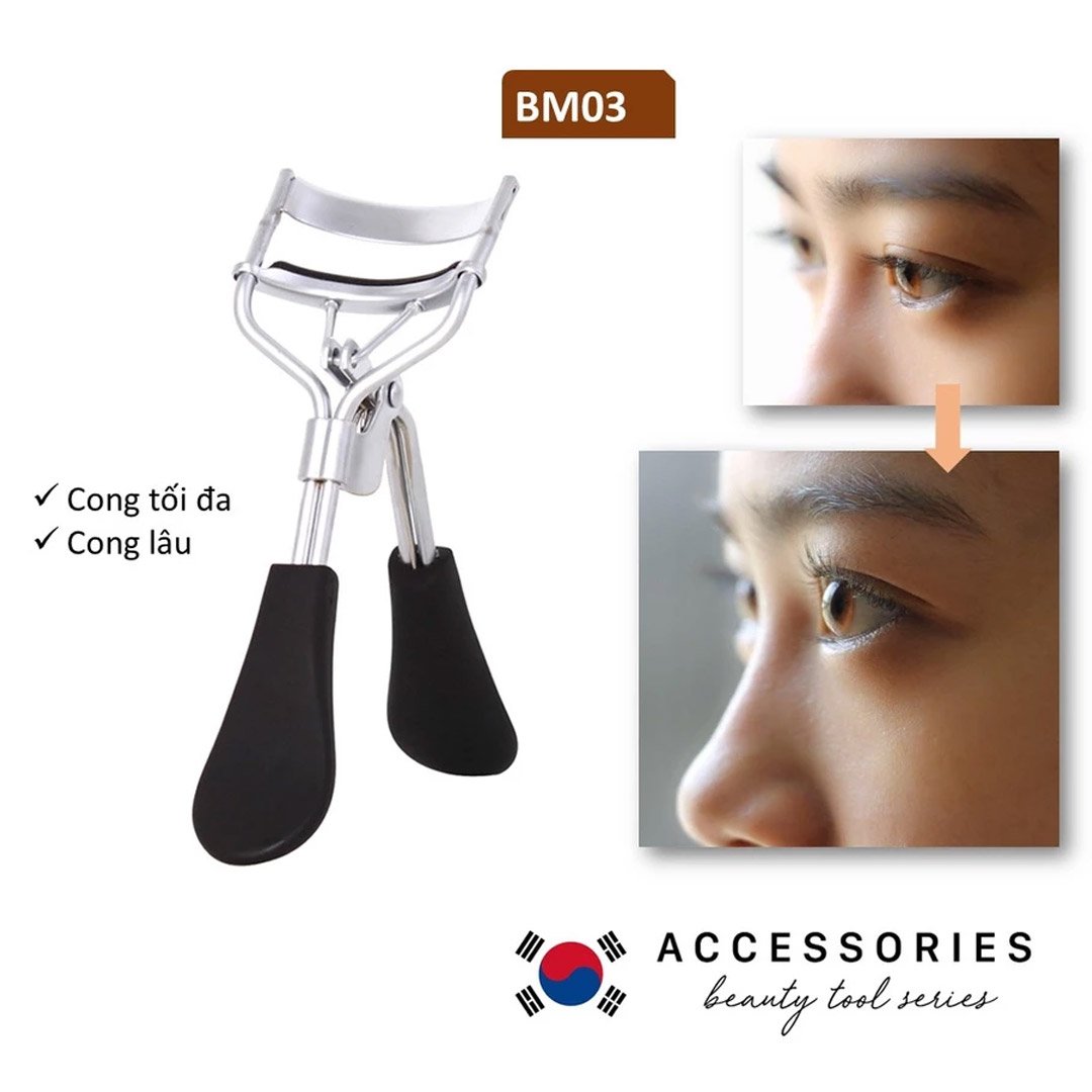 Bấm Mi Vacosi Modern Lash Curler Cán Đen BM03