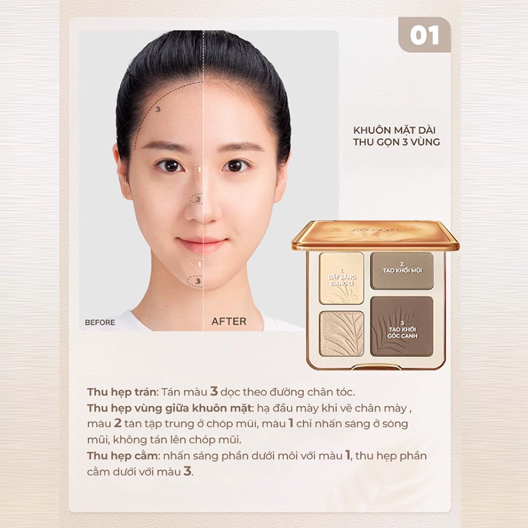 Bảng Highlight Và Tạo Khối Judydoll 4 Màu - 02 Tông Ấm 9g (Mới)