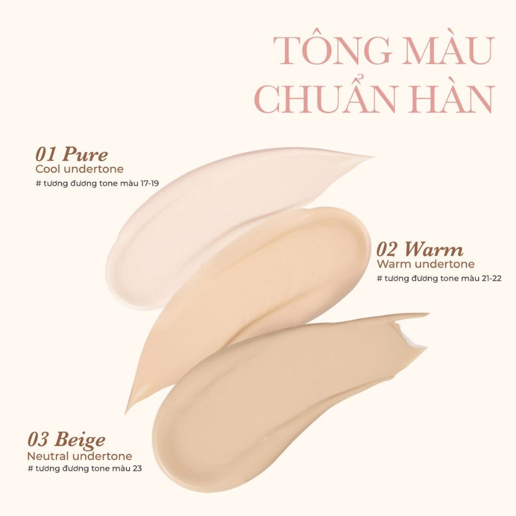Combo 2 Che Khuyết Điểm Aperire Mỏng Nhẹ Lâu Trôi - 02 Warm 4.5ml