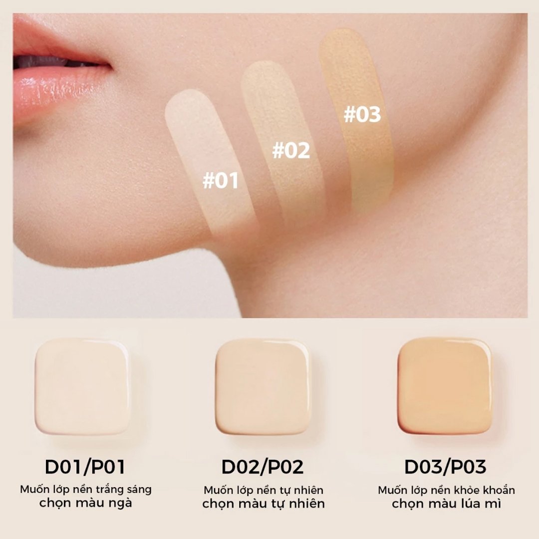 Kem Nền Dopi Cho Da Dầu P02 Natural - Màu Tự Nhiên 35ml