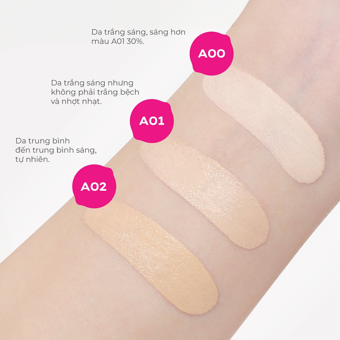 Phấn Nước Lemonade Kiềm Dầu A02 Tự Nhiên 15g (Vỏ Mới)