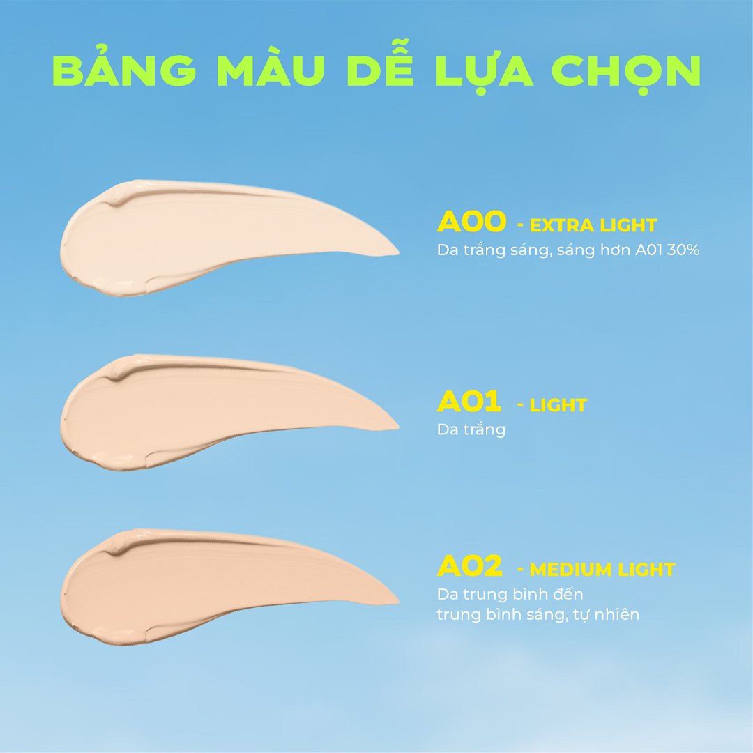 Phấn Nước Lemonade Mỏng Nhẹ Kiềm Dầu A02 Medium Light 15g
