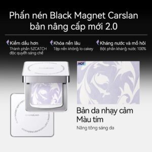 Phấn Phủ Carslan Dạng Nén Nhạy Cảm Màu Tím 8g