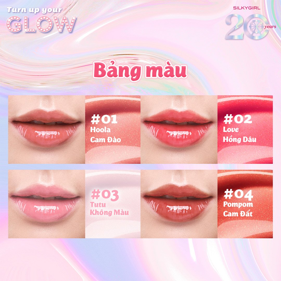 Son Bóng Có Màu Silkygirl Căng Mọng - 04 Cam Đất 2g