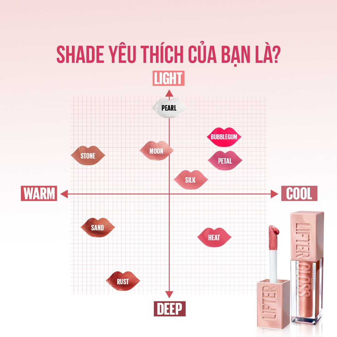 Son Bóng Maybelline 003 Moon - Nhũ Hồng Nude 5.4ml