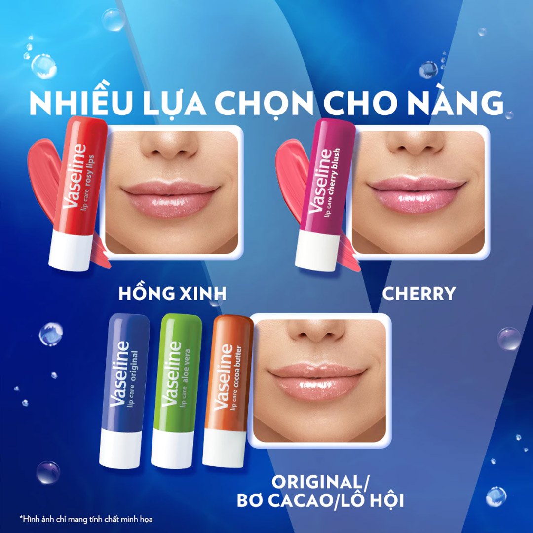 Son Dưỡng Môi Vaseline Mềm Mịn 4.8g
