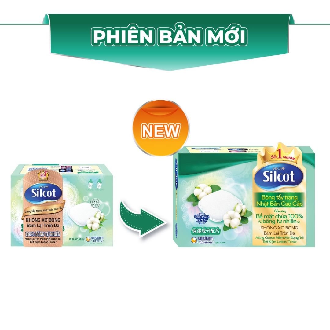 Combo 3 Hộp Bông Tẩy Trang Silcot Cao Cấp 66 Miếng