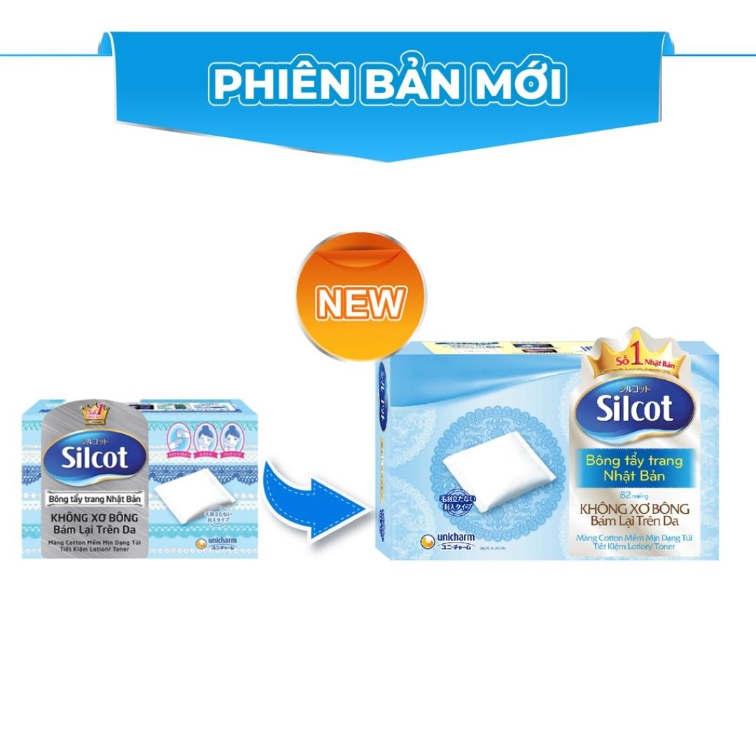 Combo 3 Hộp Bông Tẩy Trang Silcot Cơ Bản 82 Miếng