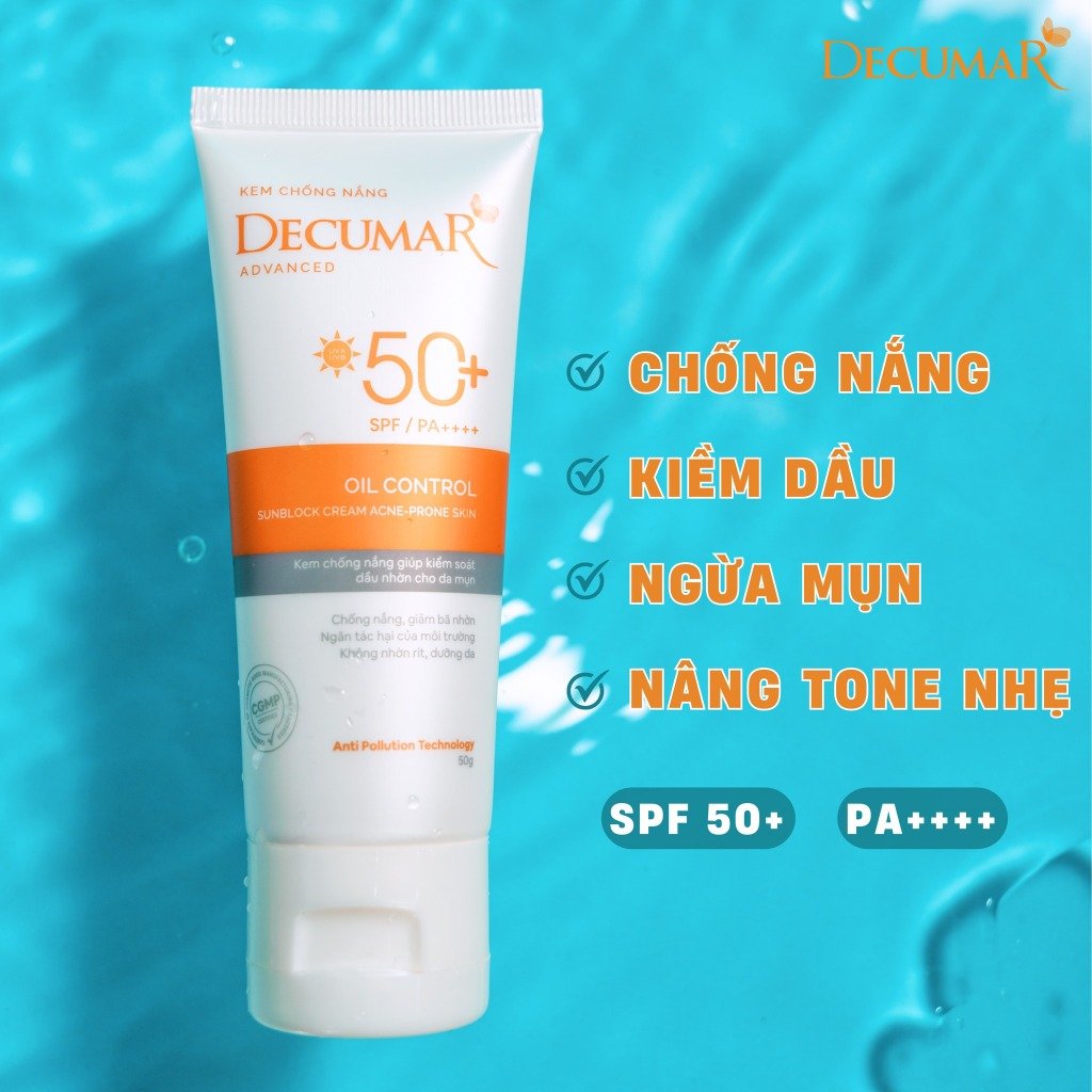 Bộ Decumar Advanced Chăm Da Mụn Toàn Diện 3 Món