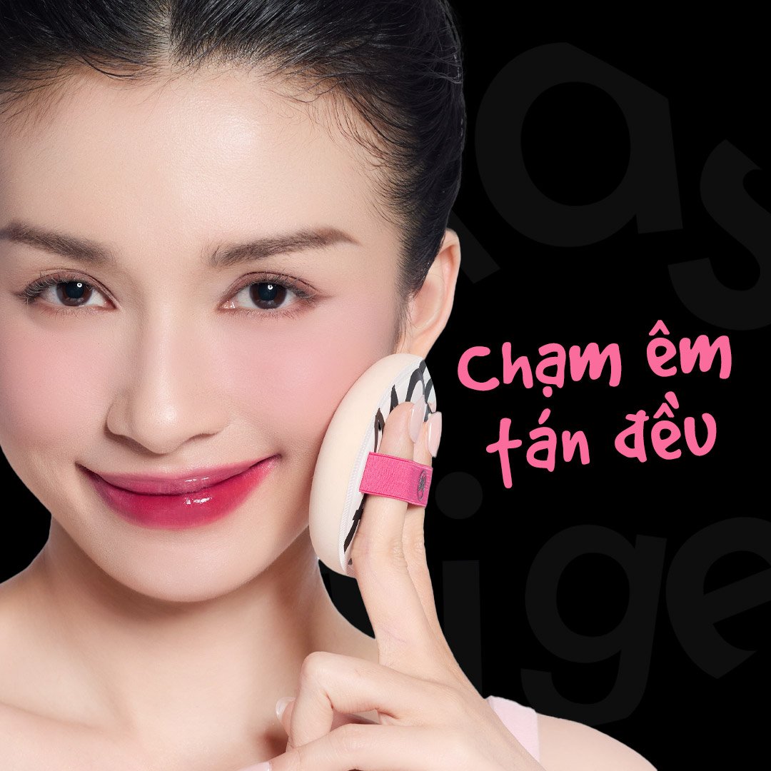 Bộ 2 Mút Tán Nền Kháng Khuẩn Mastige Marshmallow Mềm Mịn